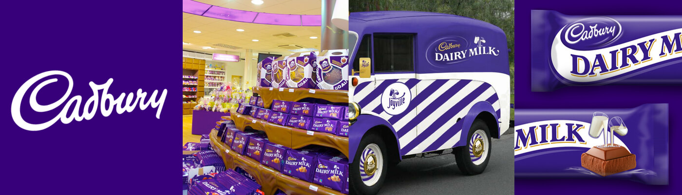 Colour in brand cadbury purple