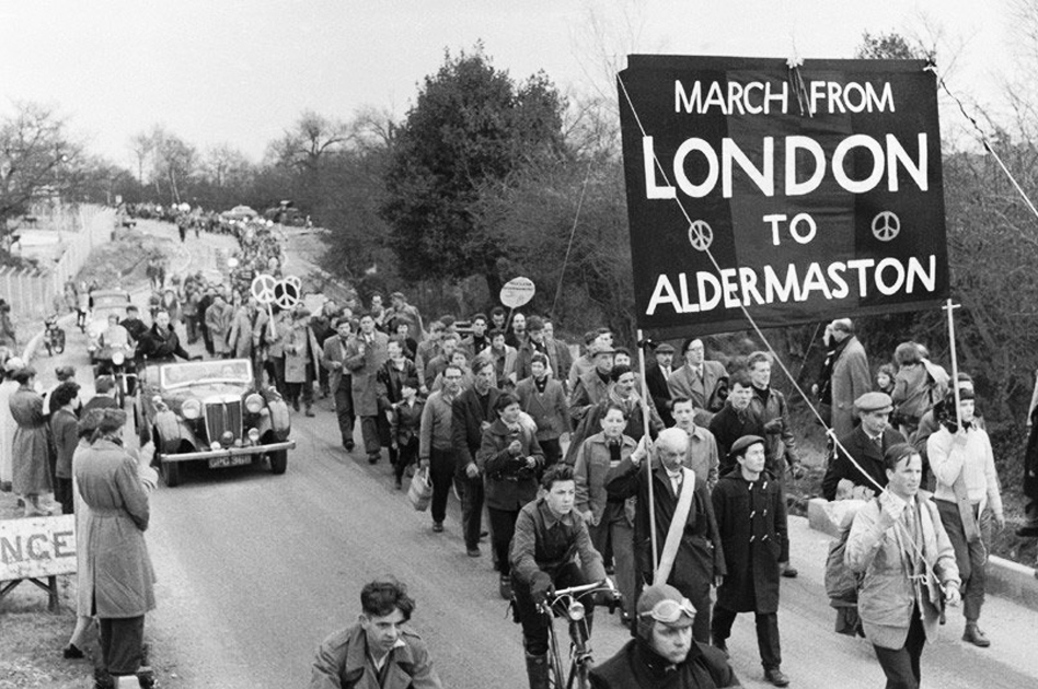 peace symbol aldermaston march