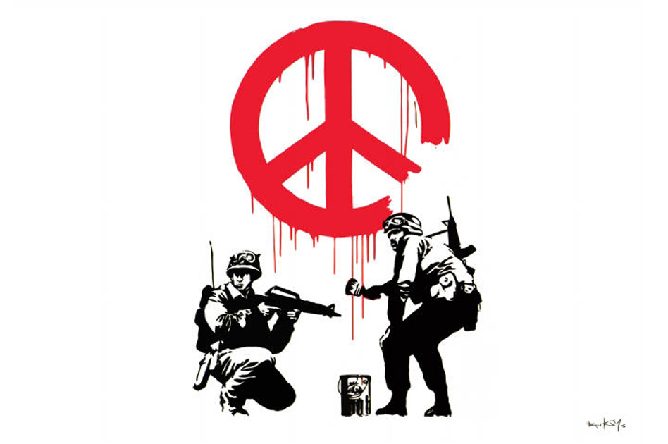 Banksy Peace Art