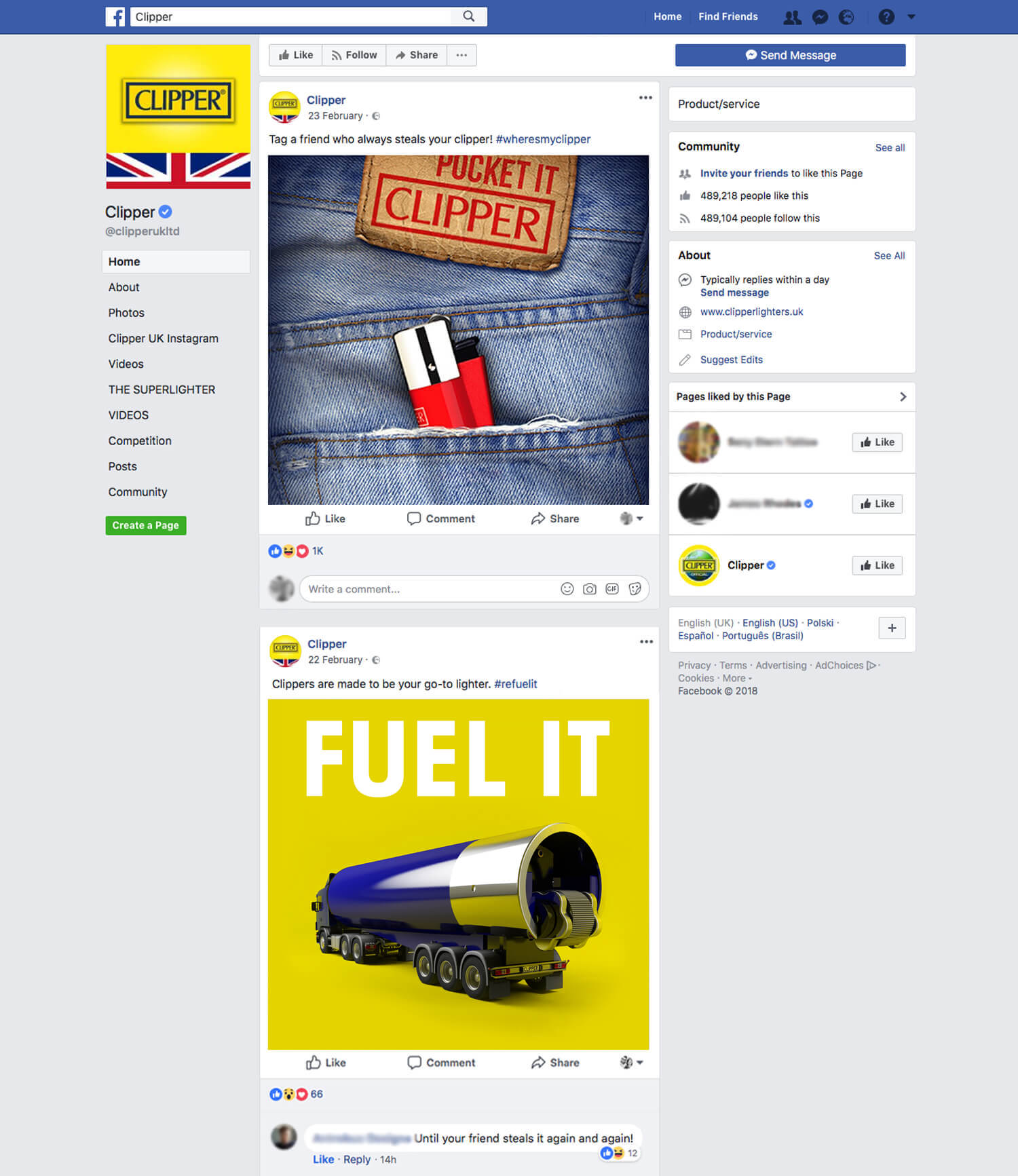 clipper marketing design