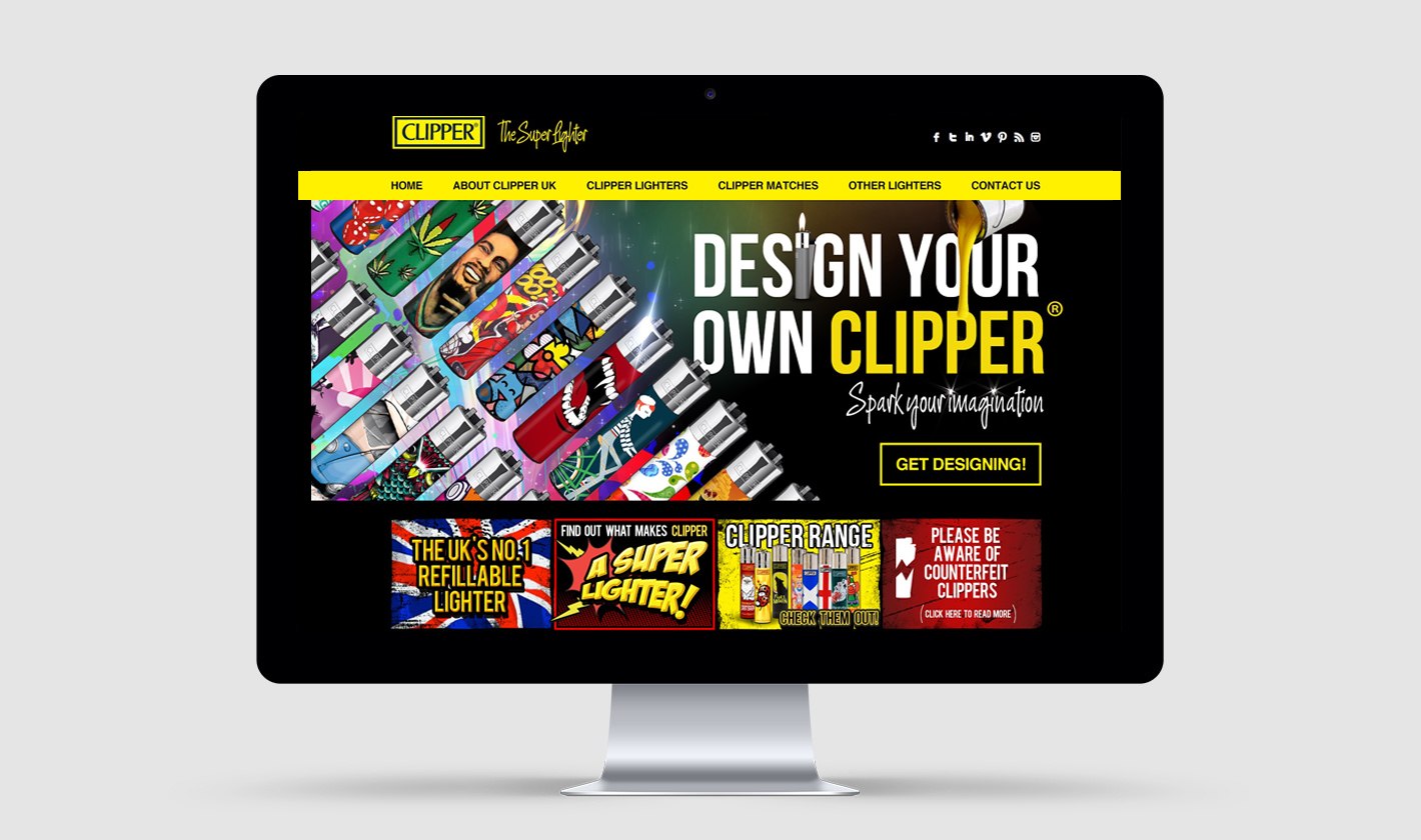 Clipper website design