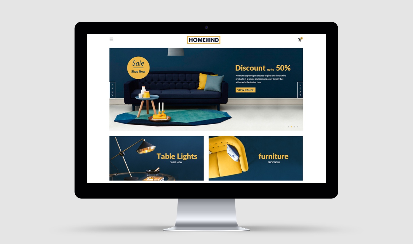 Homekind website design