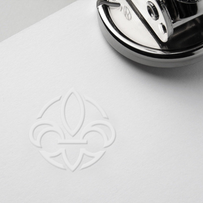 custom embossing stamp