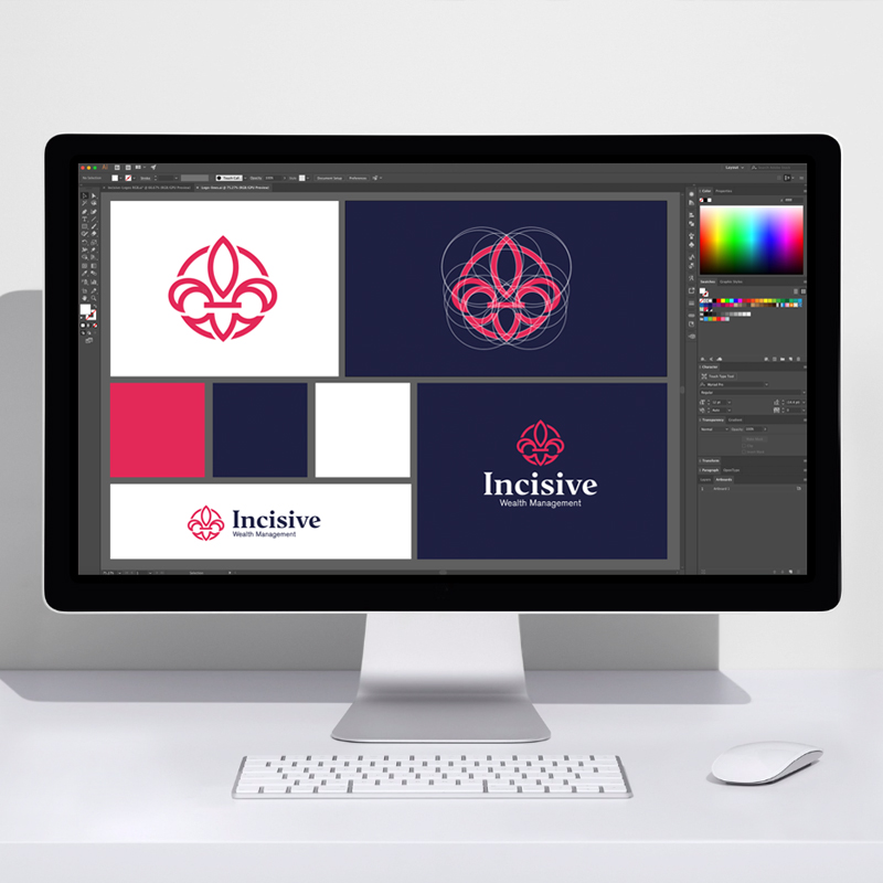 logo design workings