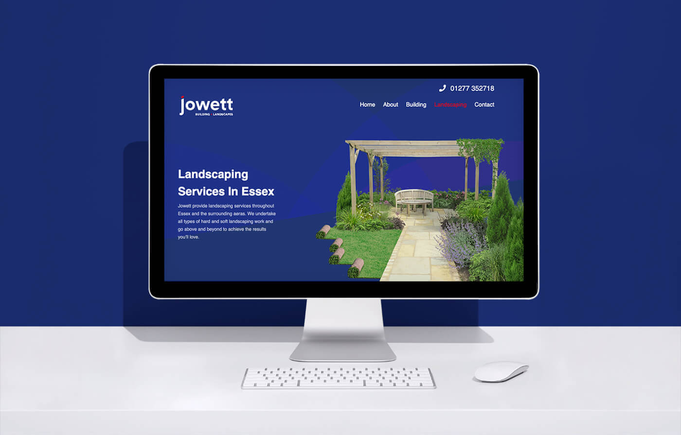 landscaping website design