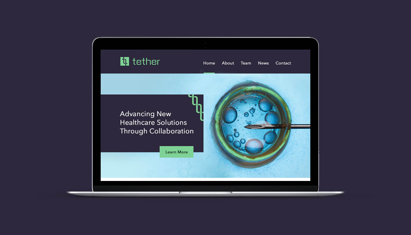 Tether website design
