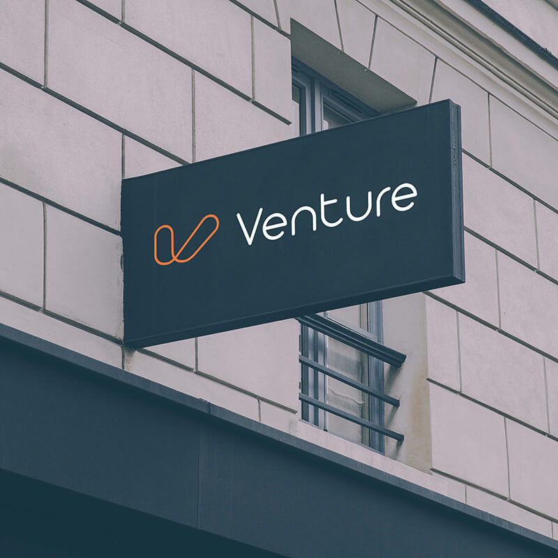 venture sign design